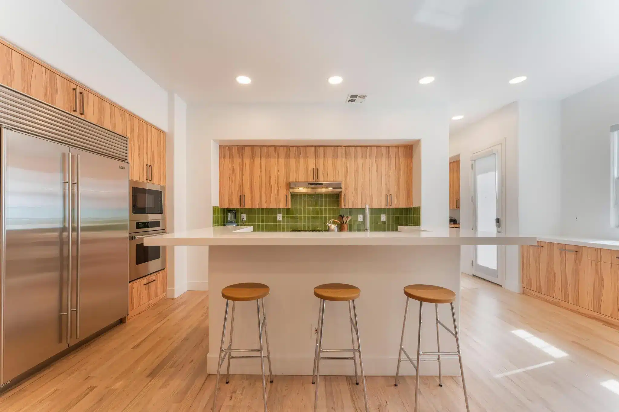 Skilled General Contractor managing a custom kitchen remodeling project